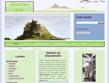 Tablet Screenshot of eilandeninfo.nl